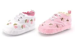 ComfyBaby Cute Baby Girl Shoes With Floral Embroidery Print -Baby Products Store comfybaby cute baby girl shoes with floral embroidery print proactive baby 38385948426482