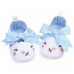 ComfyBaby Cute Baby Girl Shoes With Pretty Floral Embroidery -Baby Products Store comfybaby cute baby girl shoes with pretty floral embroidery model 3 white 0 6 months proactive baby 38385919885554