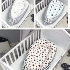 ComfyBaby Travel Incline Baby Bed -Baby Products Store comfybaby travel incline baby bed baby toddler sleepwear proactive baby baby nest bed for newborn baby i co sleeping baby lounger i organic baby incline bed 37022247715058