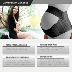 ComfyMom Maternity Belly Band For Pregnant Women -Baby Products Store comfymom maternity belly band for pregnant women proactive baby 37541866406130