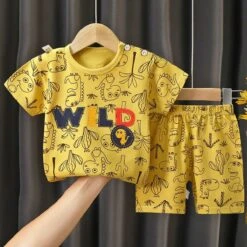 CoolPrint Summer Baby Boy Clothes T-Shirt & Pant For Your Little One -Baby Products Store coolprint summer baby boy clothes t shirt pant for your little one 2 9m baby clothing proactive baby 41075083411698
