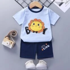 CoolPrint Summer Baby Boy Clothes T-Shirt & Pant For Your Little One -Baby Products Store coolprint summer baby boy clothes t shirt pant for your little one baby clothing proactive baby 40159946932466