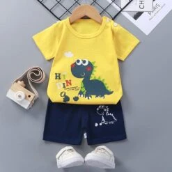 CoolPrint Summer Baby Boy Clothes T-Shirt & Pant For Your Little One -Baby Products Store coolprint summer baby boy clothes t shirt pant for your little one baby clothing proactive baby 40159947096306