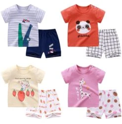 CoolPrint Summer Baby Boy Clothes T-Shirt & Pant For Your Little One -Baby Products Store coolprint summer baby boy clothes t shirt pant for your little one baby clothing proactive baby 40159947718898