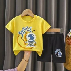 CoolPrint Unique Summer Baby Boy T-Shirt & Pant Combination Clothes -Baby Products Store coolprint unique summer baby boy t shirt pant combination clothes alien 2t proactive baby 40159951749362