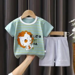 CoolPrint Unique Summer Baby Boy T-Shirt & Pant Combination Clothes -Baby Products Store coolprint unique summer baby boy t shirt pant combination clothes teddy 2t proactive baby 40159952404722