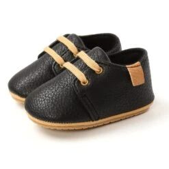 NewBaby Retro Leather Baby Shoes | Rubber Sole First Walkers For Toddlers -Baby Products Store copy of newbaby retro leather baby shoes with rubber sole best first walkers for newborn infant black 0 6 months proactive baby 38697280078066