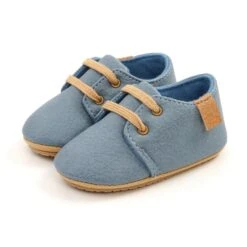 NewBaby Retro Leather Baby Shoes | Rubber Sole First Walkers For Toddlers -Baby Products Store copy of newbaby retro leather baby shoes with rubber sole best first walkers for newborn infant blue 0 6 months proactive baby 38697279881458