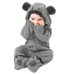 Cuddle Club Newborn/Infant Winter Warm Long Sleeve Zipper Jumpsuit -Baby Products Store cuddle club newborn infant winter warm long sleeve zipper jumpsuit baby toddler proactive baby newborn infant winter warm long sleeve zipper winter jumpsuit 36475009106162