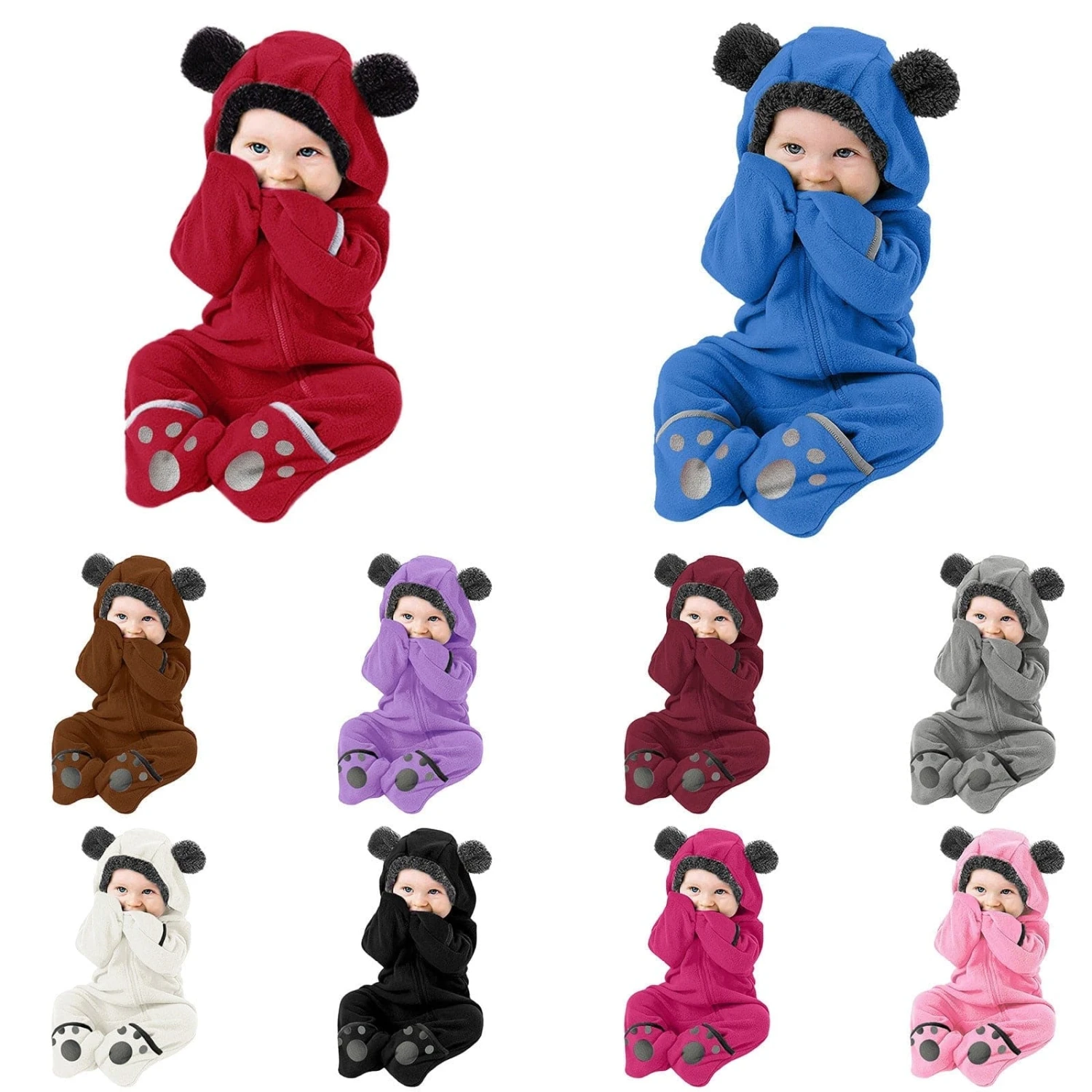 Cuddle Club Winter Romper For Baby Newborn/Infant Age 0-24 Months 15 Cuddle Club Winter Romper For Baby Newborn/Infant Age 0-24 Months - Image 15