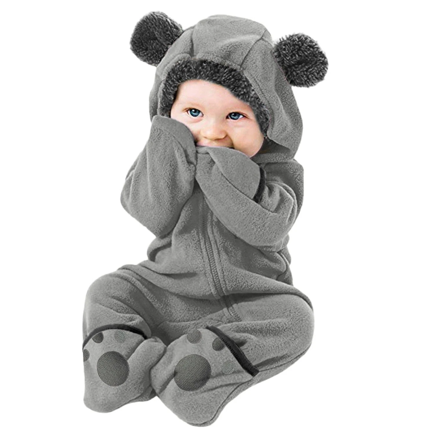 Cuddle Club Winter Romper For Baby Newborn/Infant Age 0-24 Months 1 Cuddle Club Winter Romper For Baby Newborn/Infant Age 0-24 Months