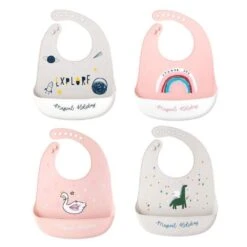 Cute Baby Silicone Bibs
