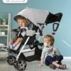 CynaBaby™ Double Stroller For Twins With Cozy Comfort At Discounted Price