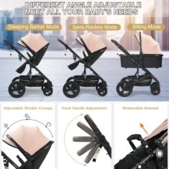 Cynebaby 2 In 1 Convertible Cradle Pram Or Stroller -Baby Products Store cynebaby 2 in 1 convertible cradle stroller proactive baby 36860893987058