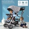Cynebaby™ Baby Stroller For 2 Babies - Grey