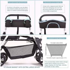 Cynebaby™ Baby Stroller For 2 Babies - Grey -Baby Products Store cynebaby baby stroller for 2 babies grey baby pram stroller proactive baby cynebaby baby stroller for 2 babies grey i baby stroller for 2 babies online 31570943803545