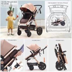 Cynebaby Convertible Bassinet & Luxury Stroller/Pram Stroller -Baby Products Store cynebaby convertible bassinet stroller luxury pram stroller added cup holder footmuff and stroller tray proactive baby 36882722193650