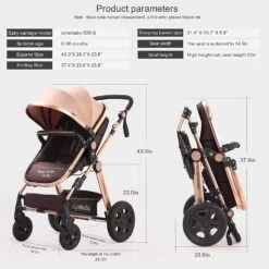 Cynebaby Convertible Bassinet & Luxury Stroller/Pram Stroller -Baby Products Store cynebaby convertible bassinet stroller luxury pram stroller added cup holder footmuff and stroller tray proactive baby 36882722259186