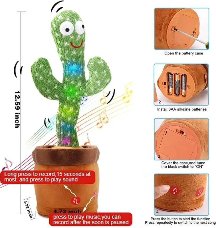 Dancing Cactus Toy 6 Dancing Cactus Toy - Image 6