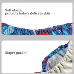 Elinfant™ Reusable Baby Diaper/Nappie -Baby Products Store elinfant reusable baby diaper nappie diapers proactive baby best elinfant washable reusable diaper for newborn infant online 37300727775474
