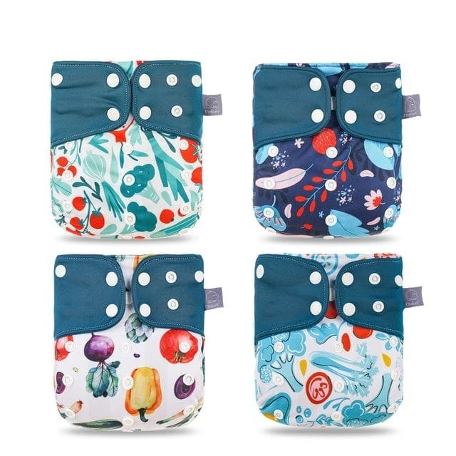Elinfant™ Washable & Reusable Newborn Baby Diapers 2 Elinfant™ Washable & Reusable Newborn Baby Diapers - Image 2