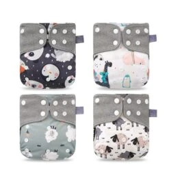 Elinfant™ Washable & Reusable Newborn Baby Diapers