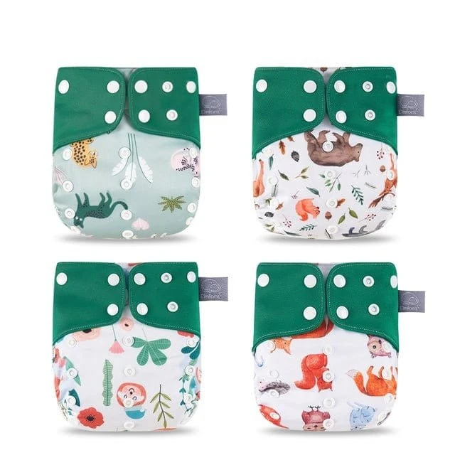 Elinfant™ Washable & Reusable Newborn/Infant Nappie 3 Elinfant™ Washable & Reusable Newborn/Infant Nappie - Image 3