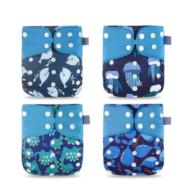 Elinfant™ Washable & Reusable Newborn/Infant Nappie 4 Elinfant™ Washable & Reusable Newborn/Infant Nappie - Image 4