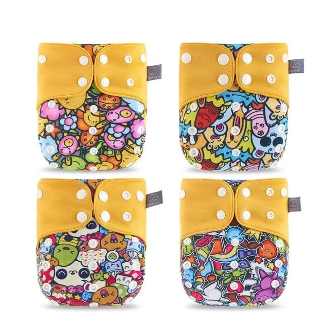 Elinfant™ Washable & Reusable Newborn/Infant Nappie 5 Elinfant™ Washable & Reusable Newborn/Infant Nappie - Image 5