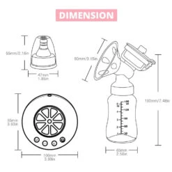 Comfy™ Electric Breast Pump For Fast Milk Sucking -Baby Products Store exceleabest electric breast milk pump online i electric breast pum8
