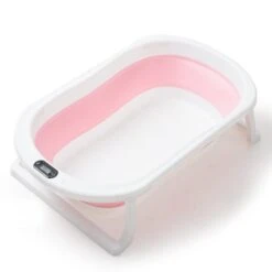 Foldable Baby Bath Tub With Temperature Sensor | Travel Baby Bath Tub -Baby Products Store foldable baby bathtub with temperature sensor portable baby bath tub bath tub with baby bed pink proactive baby 37141477261554