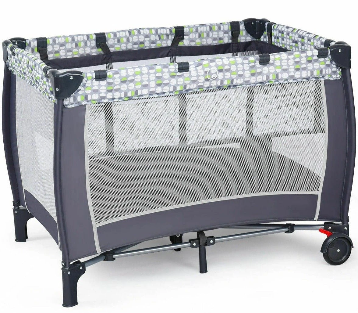Foldable Travel Baby Crib Playpen I Infant Bassinet Bed With Mosquito Net 5 Foldable Travel Baby Crib Playpen I Infant Bassinet Bed With Mosquito Net - Image 5