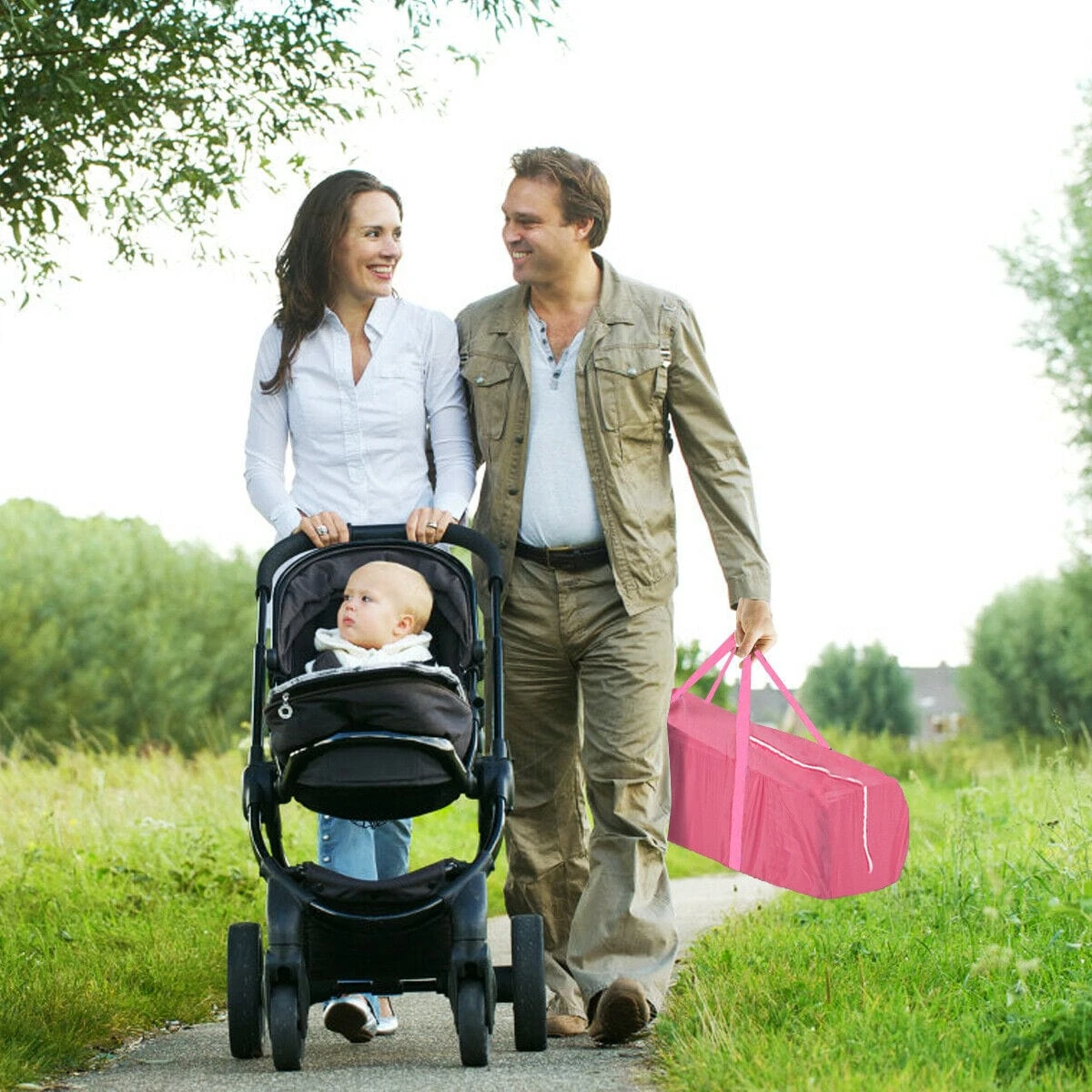 Foldable Travel Baby Crib Playpen I Infant Bassinet Bed With Mosquito Net 8 Foldable Travel Baby Crib Playpen I Infant Bassinet Bed With Mosquito Net - Image 8