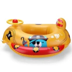 Baby Products Store 47 Toddler Inflatable Pirate Boat Pool Float With Built-in Squirt Gun