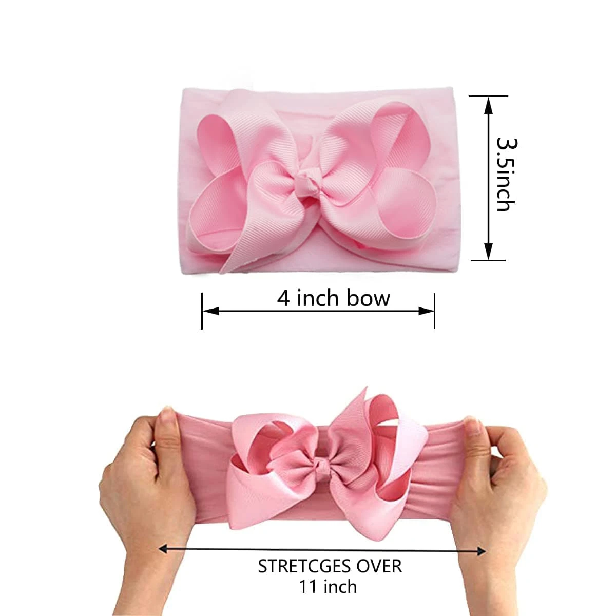 Grosgrain Baby Girl Bow Headbands For Newborns Babies Age 0-36 Months 8 Grosgrain Baby Girl Bow Headbands For Newborns Babies Age 0-36 Months - Image 8