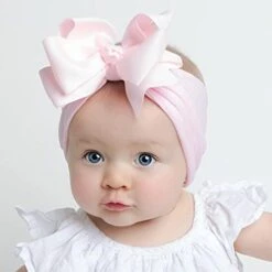 Grosgrain Baby Girl Bow Headbands For Newborns Baby
