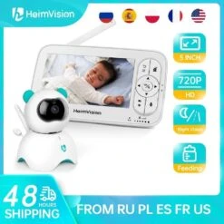 HeimVision 5.0 Inch Baby Monitor With 720P HD Multipurpose Camera And Audio