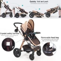 Cynebaby Convertible Bassinet & Luxury Stroller/Pram Stroller -Baby Products Store high quality baby stroller 3 in 1 foldable stroller portable travel stroller luxury high land scape stroller proactive baby 36881677189362