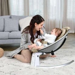 HotMom™ Bluetooth Baby Rocker | Electric Baby Bouncer For Infant -Baby Products Store hotmom bluetooth baby rocker baby swinging chair proactive 15
