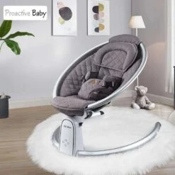 HotMom™ Bluetooth Baby Rocker | Electric Baby Bouncer For Infant -Baby Products Store hotmom bluetooth baby rocker baby swinging chair proactive 18