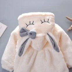Infant/Babies Winter Warm Hooded Cute Rabbit Ears Plush Baby Jacket -Baby Products Store infant babies winter warm hooded cute rabbit ears plush baby jacket proactive baby 36593525686514