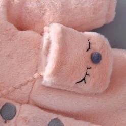 Infant/Babies Winter Warm Hooded Cute Rabbit Ears Plush Baby Jacket -Baby Products Store infant babies winter warm hooded cute rabbit ears plush baby jacket proactive baby 36593916969202