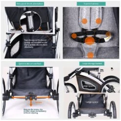 Cynababy™ Fun&Run® Jogging Baby Stroller I Ultra-Light Stroller For Your Travel Journey -Baby Products Store jogging stroller foldable jogging stroller single toddler stroller jogging compact ultra light stroller can be carried for trave proactive baby 36745092006130