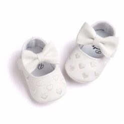 Leather Girl Baby Shoes-Bow Fringe, Soft Soled, Non-slip Footwear -Baby Products Store leather girl baby shoes bow fringe soft soled non slip footwear baby footwear proactive baby 40076148736242