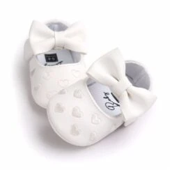 Leather Girl Baby Shoes-Bow Fringe, Soft Soled, Non-slip Footwear -Baby Products Store leather girl baby shoes bow fringe soft soled non slip footwear baby footwear proactive baby 40076149096690