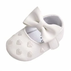 Leather Girl Baby Shoes-Bow Fringe, Soft Soled, Non-slip Footwear -Baby Products Store leather girl baby shoes bow fringe soft soled non slip footwear baby footwear proactive baby 40076149620978