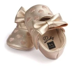 Leather Girl Baby Shoes-Bow Fringe, Soft Soled, Non-slip Footwear -Baby Products Store leather girl baby shoes bow fringe soft soled non slip footwear gold 0 6 months baby footwear proactive baby 40076141035762