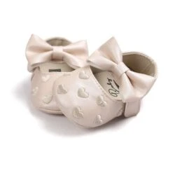 Leather Girl Baby Shoes-Bow Fringe, Soft Soled, Non-slip Footwear -Baby Products Store leather girl baby shoes bow fringe soft soled non slip footwear khaki 0 6 months baby footwear proactive baby 40076141494514