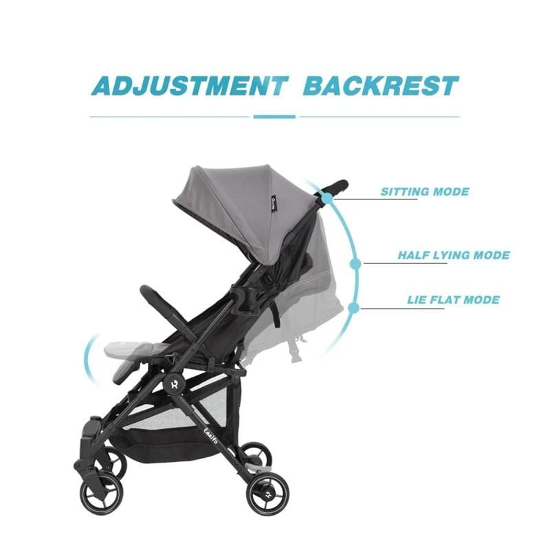 Lightweight & Compact Baby Stroller Pram For Infant & Toddler 2 Lightweight & Compact Baby Stroller Pram For Infant & Toddler - Image 2