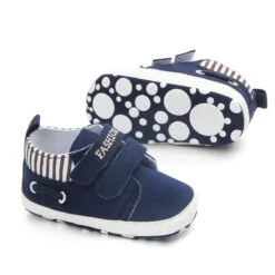 LittleMe Infant Boys/Girls Canvas Strip Shoes- Soft Sole, Anti-Slip & Stylish Baby Shoes -Baby Products Store littleme infant boys girls canvas strip shoes soft sole anti slip stylish baby shoes proactive baby 38656710082802